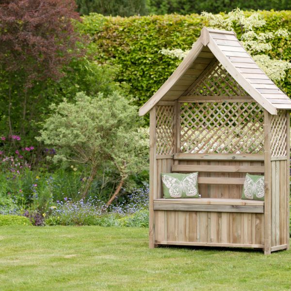 Image of Norfolk Arbour with Storage Box