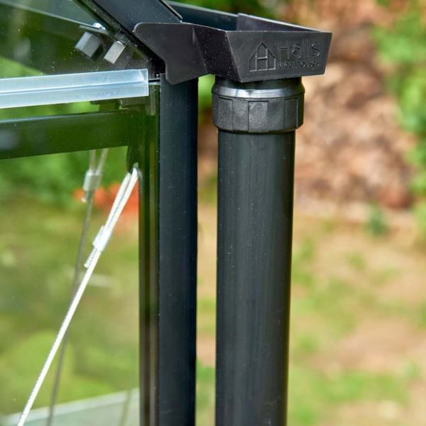 Image of Halls Downpipe Kit for Qube Greenhouse