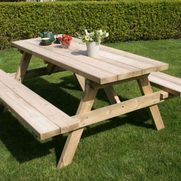 Image of Commercial Rectangular Picnic Table (Hutton)