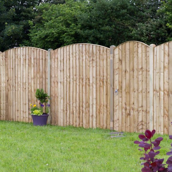 Image of Bowtop Vertical Board Fence