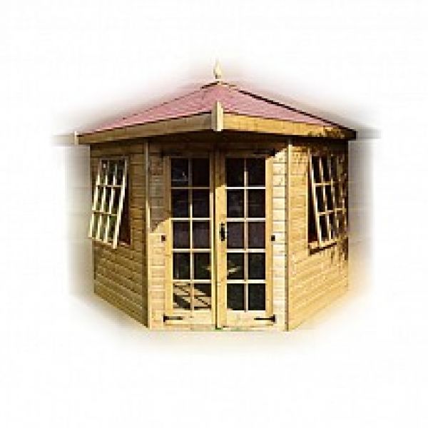 Image of Hipped Roof Corner Summerhouse
