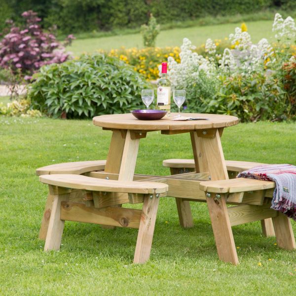Image of Katie Round Picnic Table