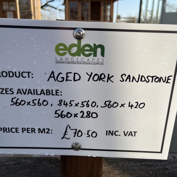Image of Aged York Sandstone - NEW!