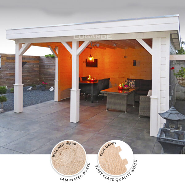 Lugarde Flat Roof Gazebo