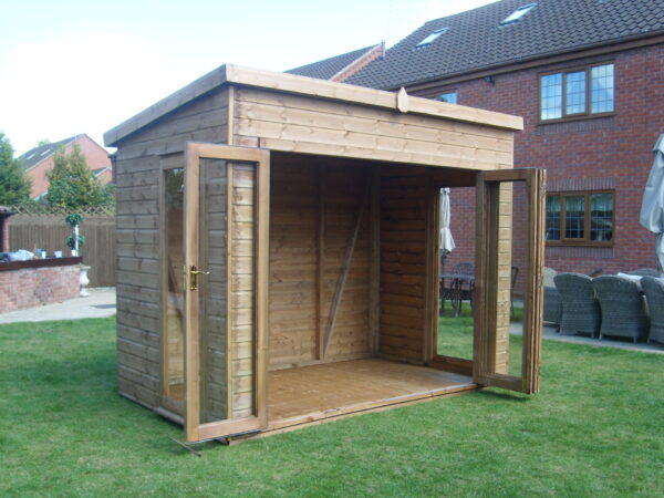 Pent Summerhouse with Folding Doors - Image 2